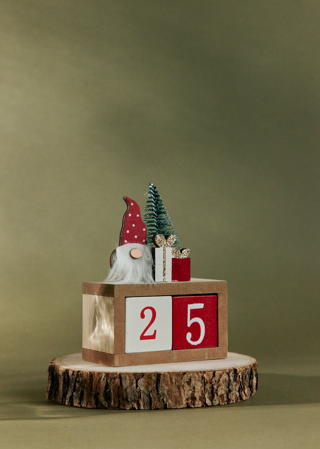 Calendrier de Noël en bois