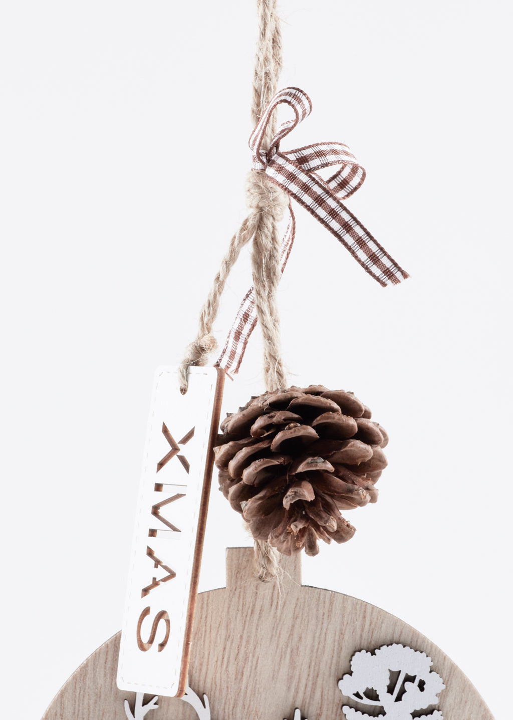 Décoration d'arbre avec cerf