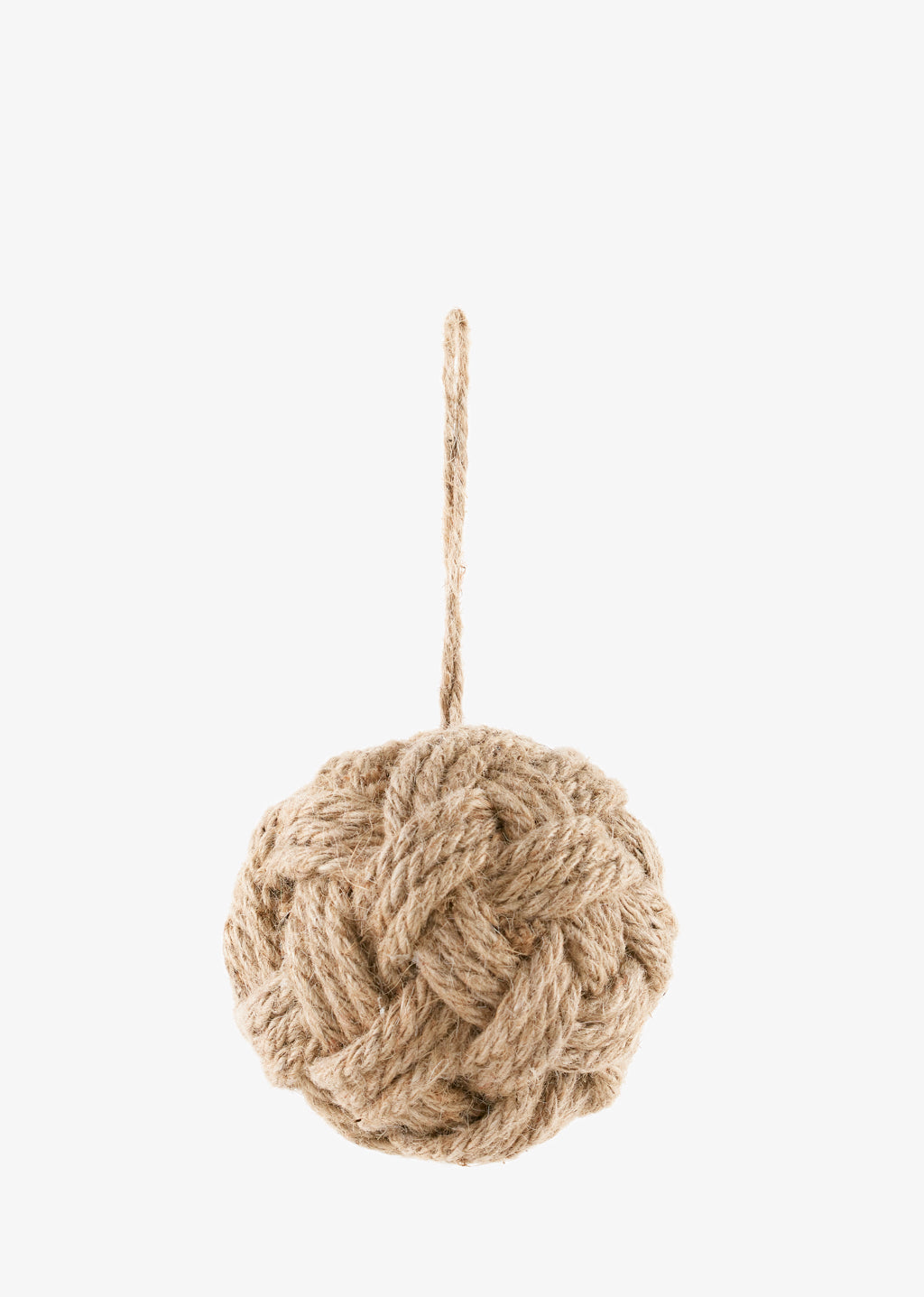 Décoration d'arbre en jute