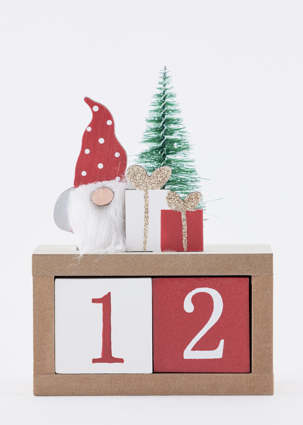 Calendrier de Noël en bois