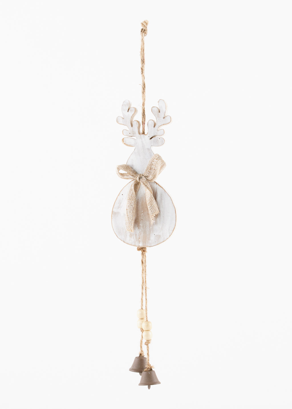 Décoration d'arbre blanc  - cerf