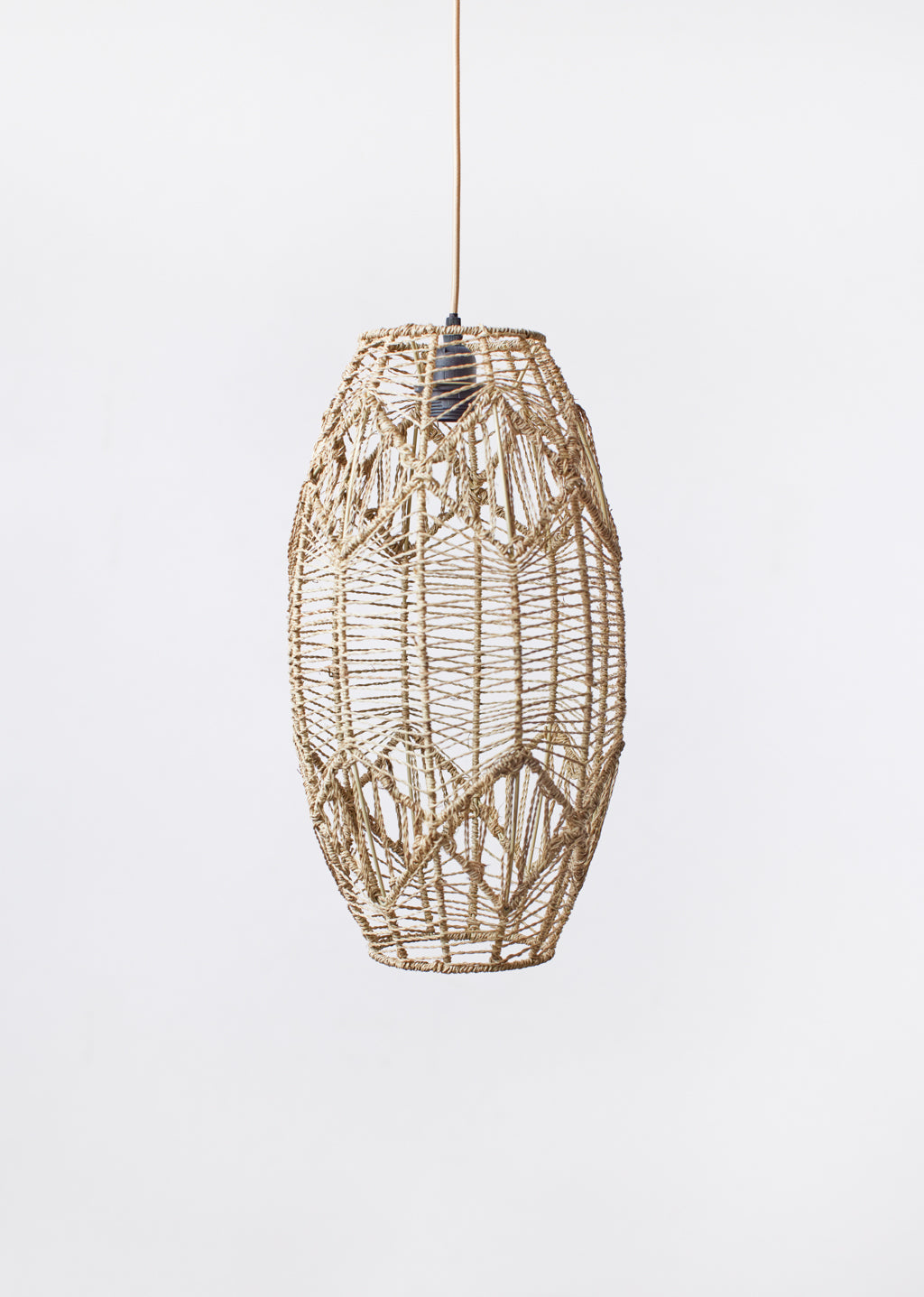 Suspension par corde de chanvre naturel