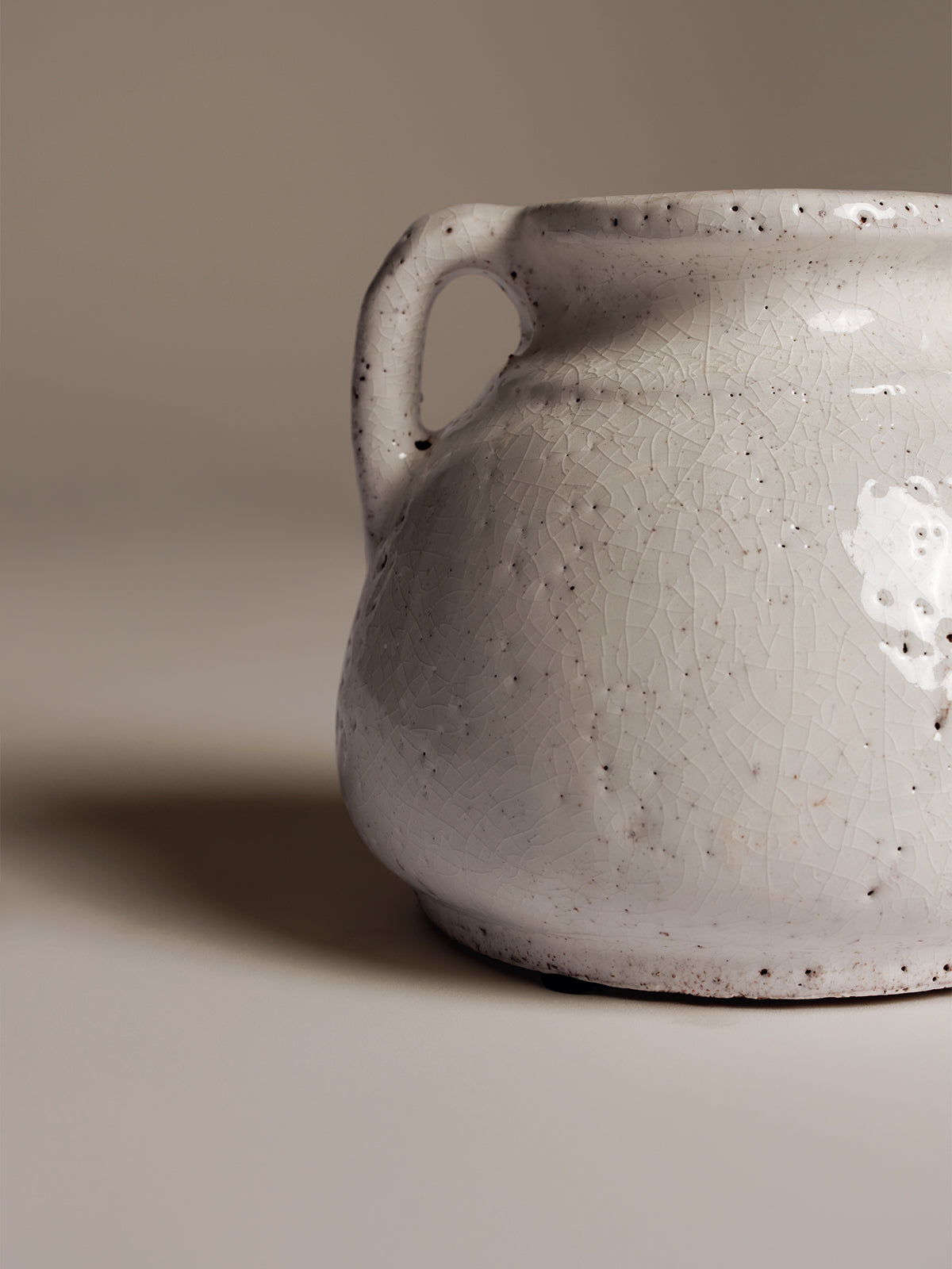 Petit pot en céramique - Craquelé