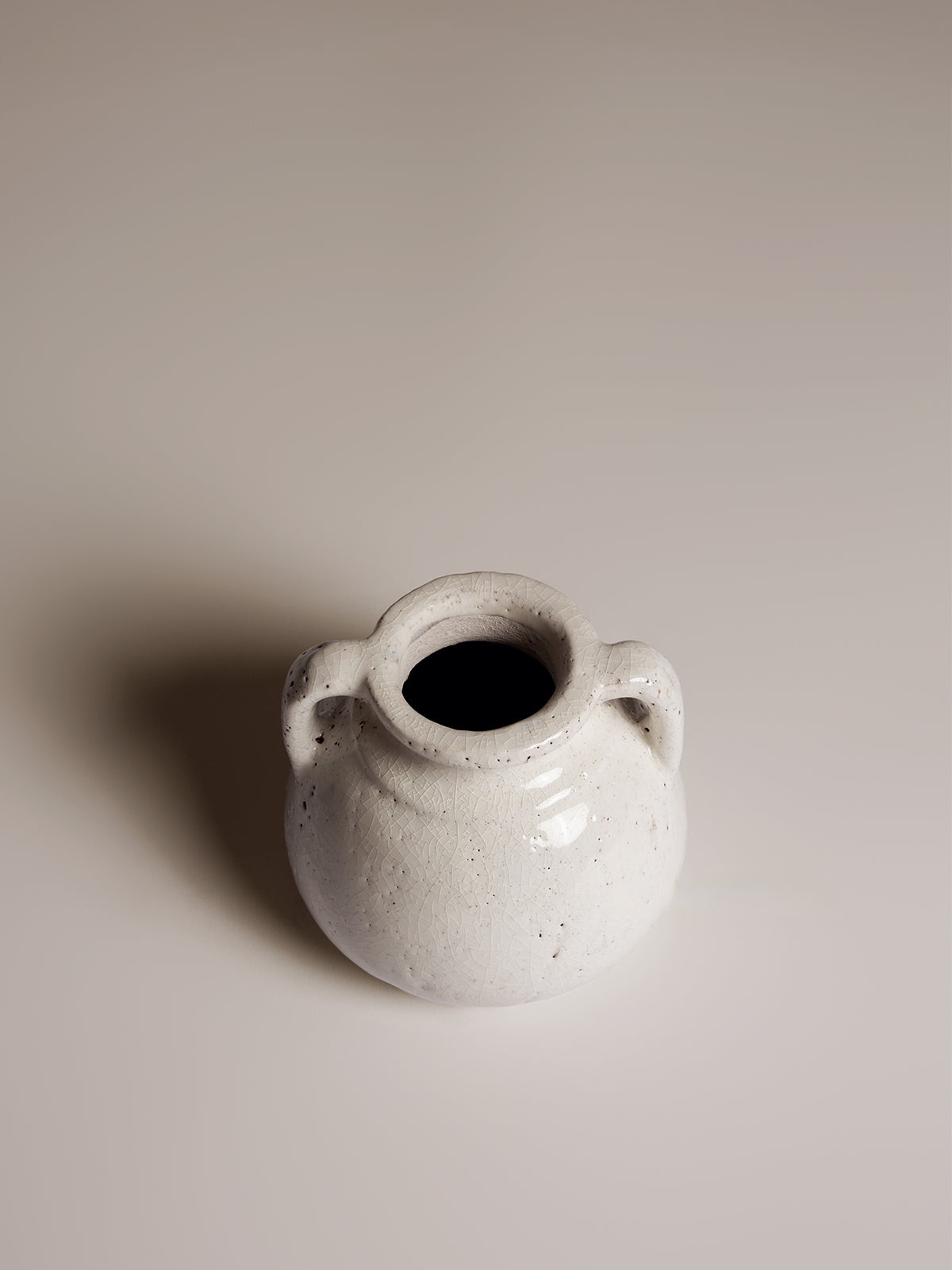 Petit pot en céramique - Craquelé