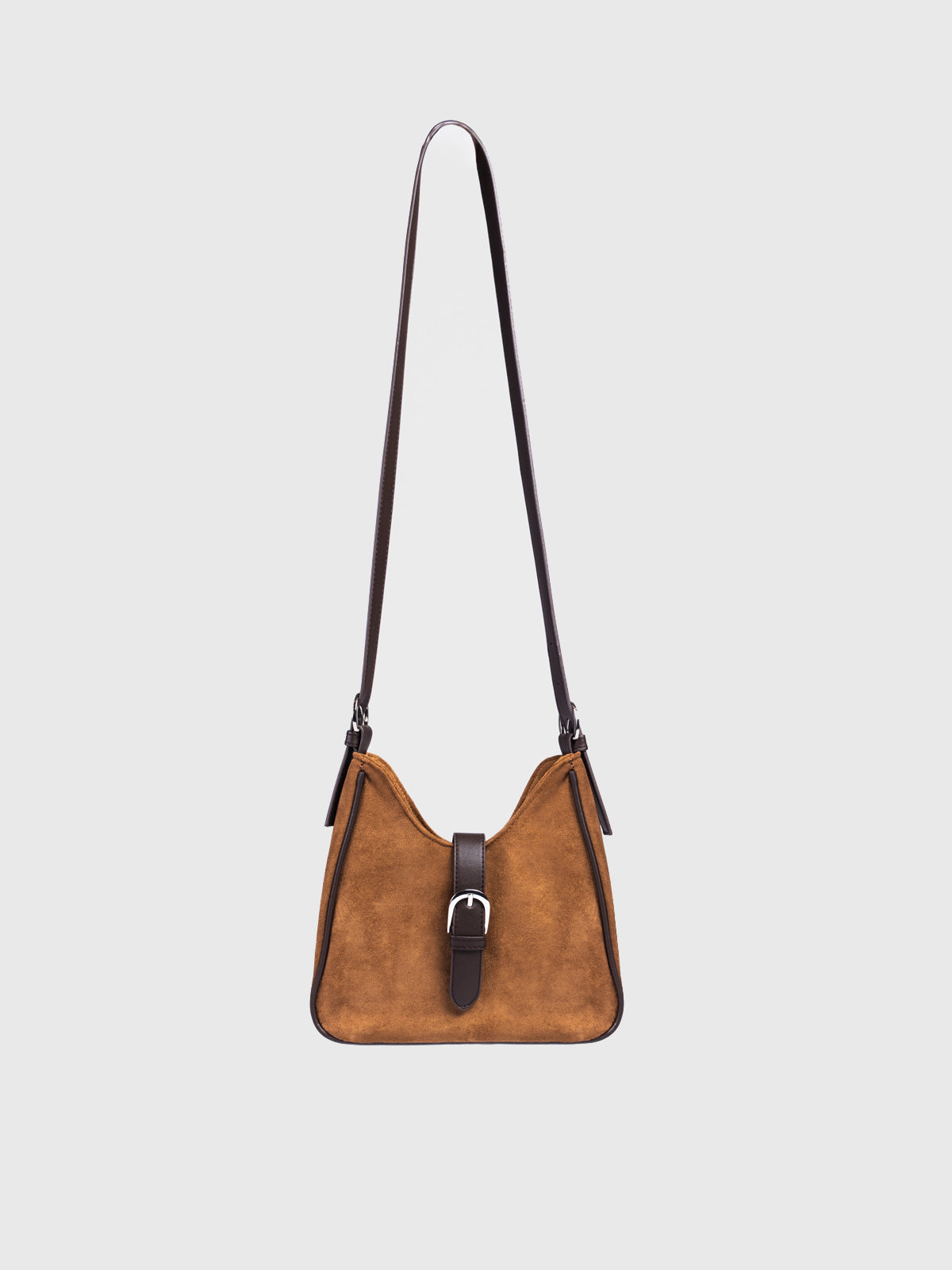 Faux suede purse