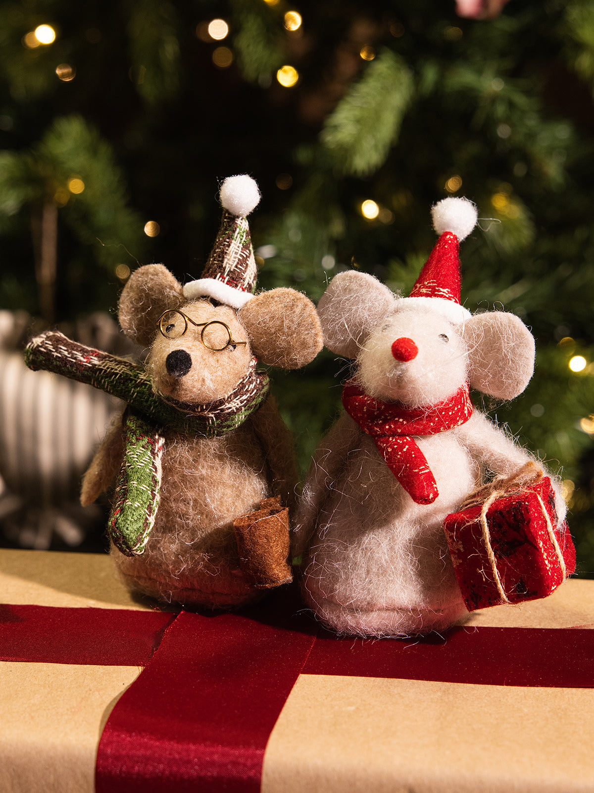 Figurine de Noël souris - Lucie