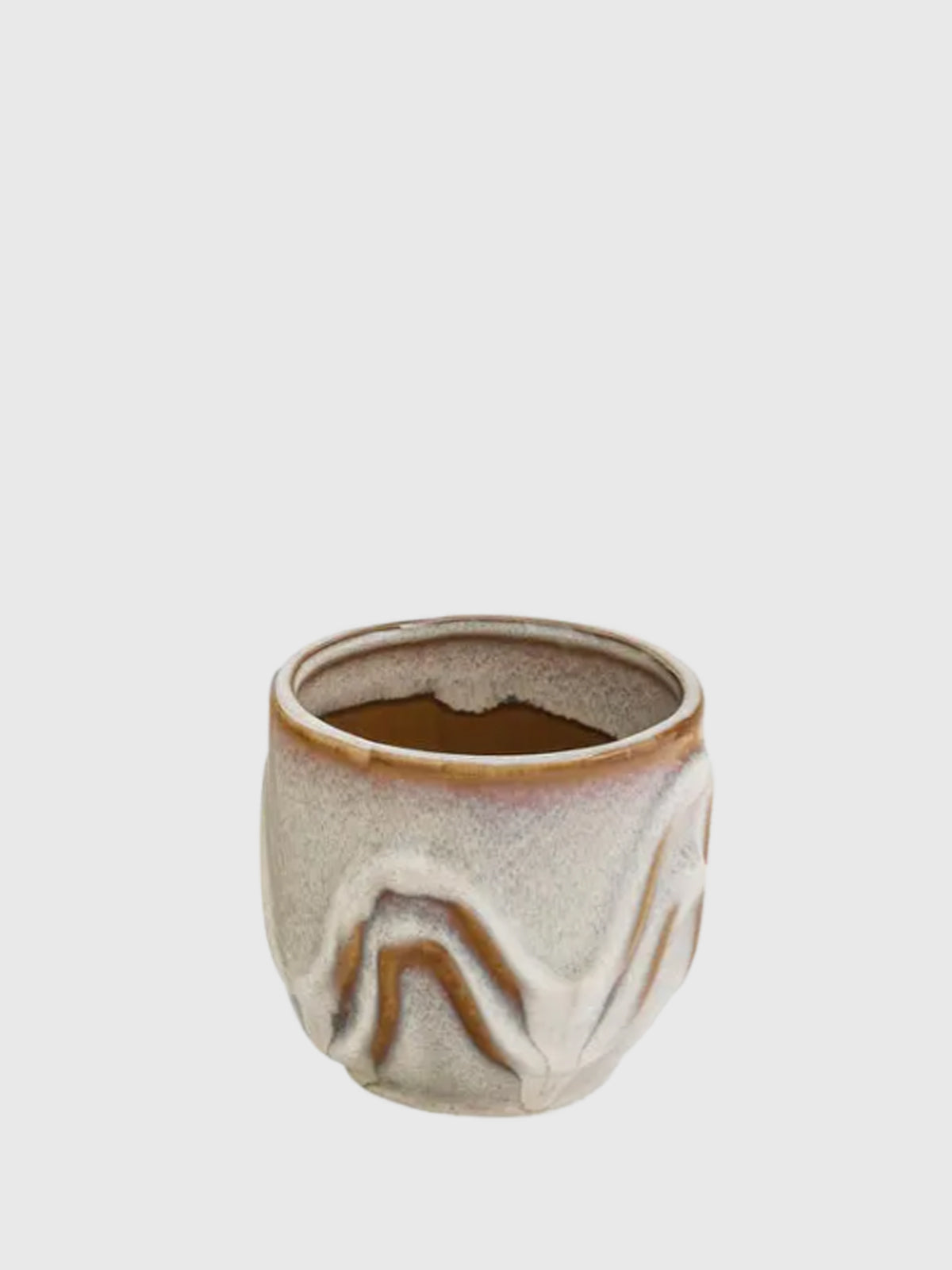 Small ceramic flower planter