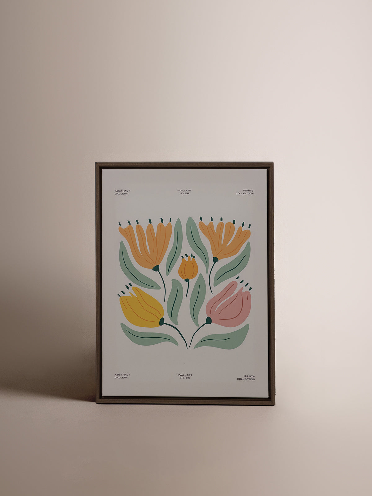 Canvas jardin graphique