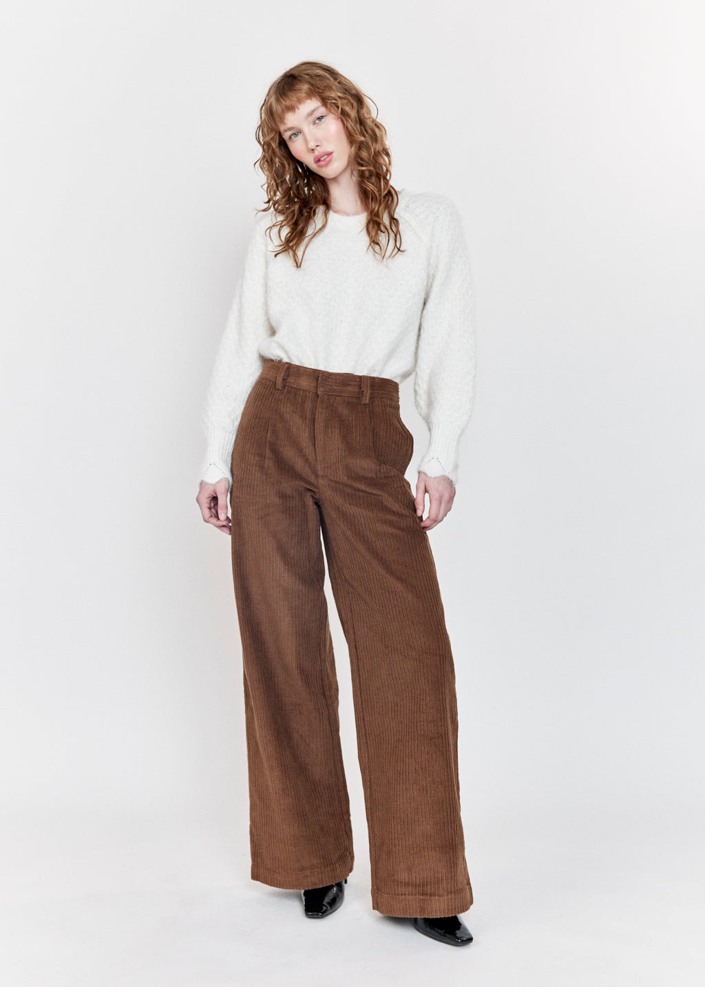 Mid Rise Easy Wide-Leg Corduroy … curated on LTK