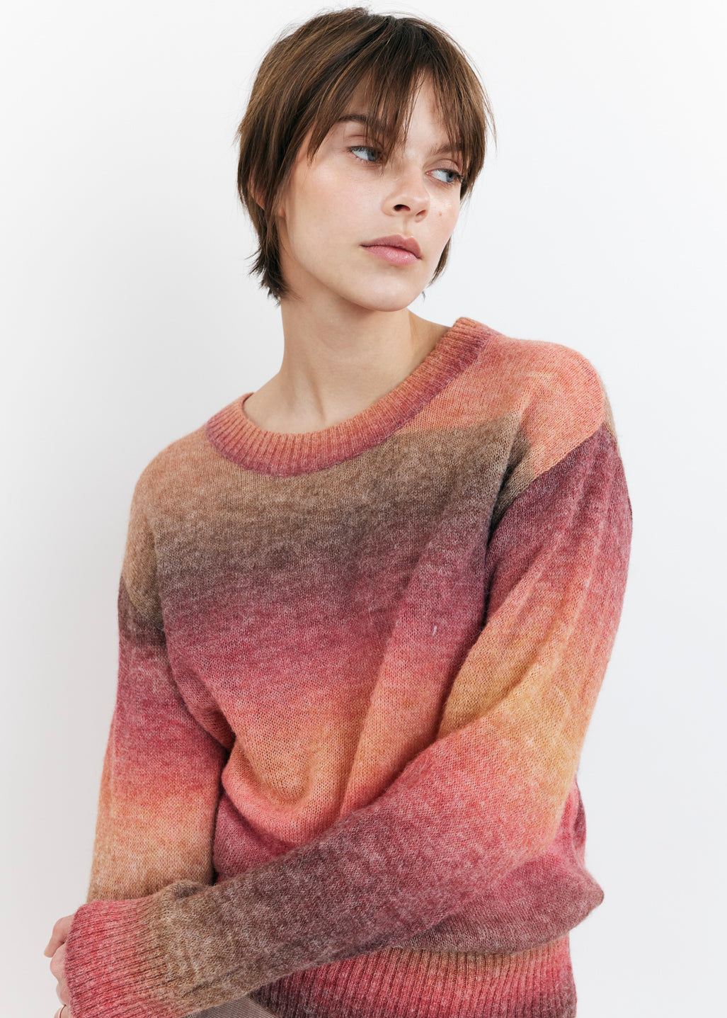 Ombre Melange Pullover  Pullover, Ombre fashion, Cotton candy colors