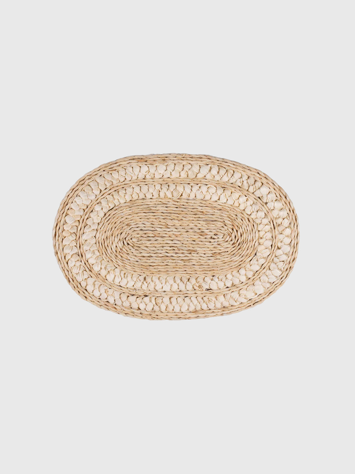 Set de table ovale en jonc de mer