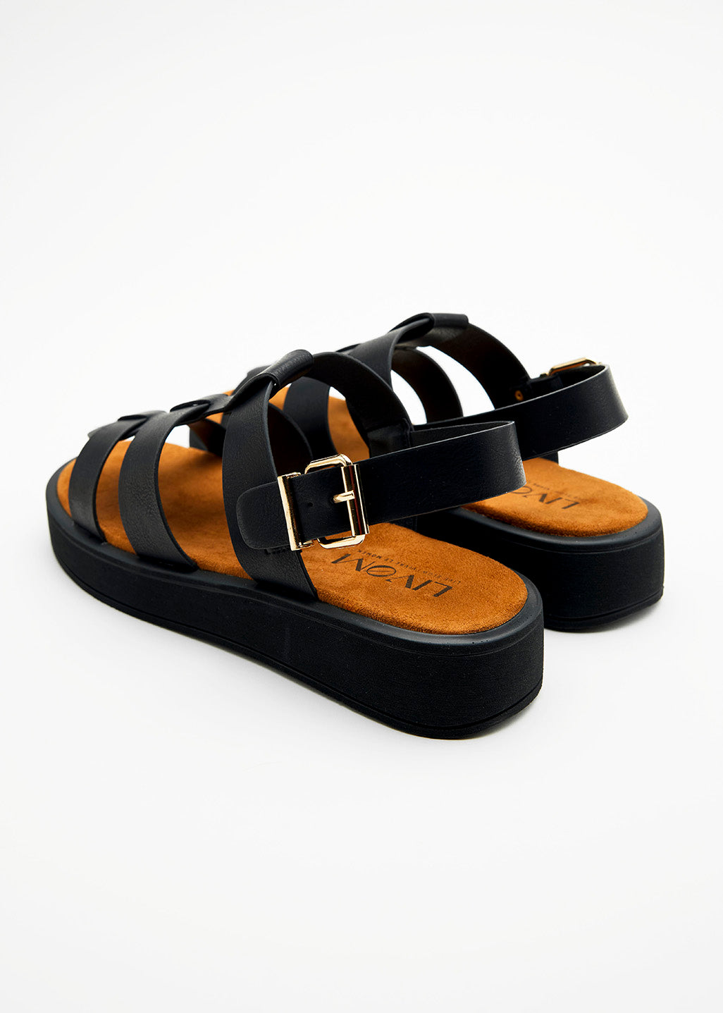 Sandales à talons plats