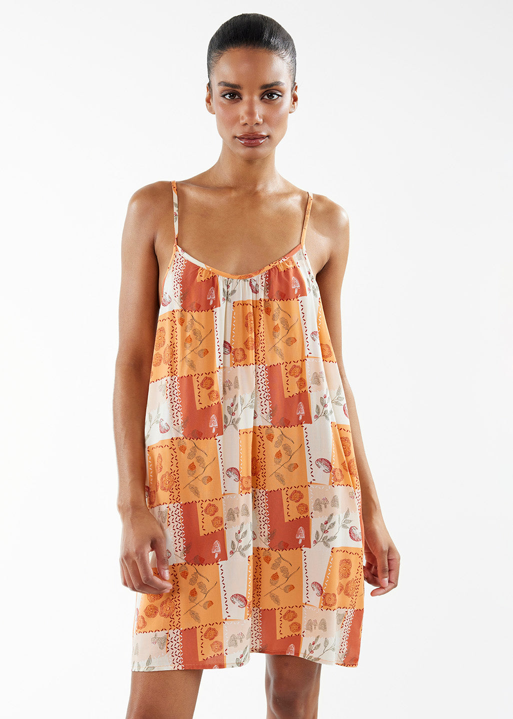 Robe soleil à imprimé amusant