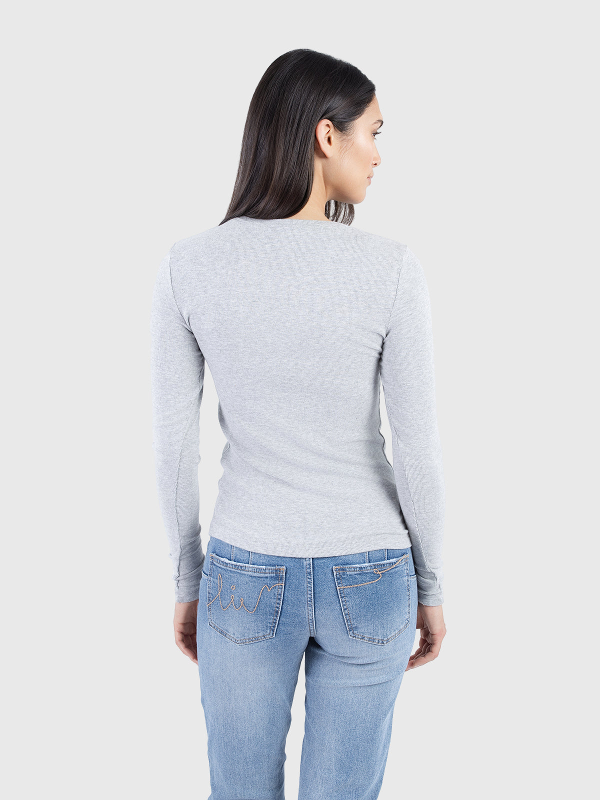 T-shirt basique doux à col rond