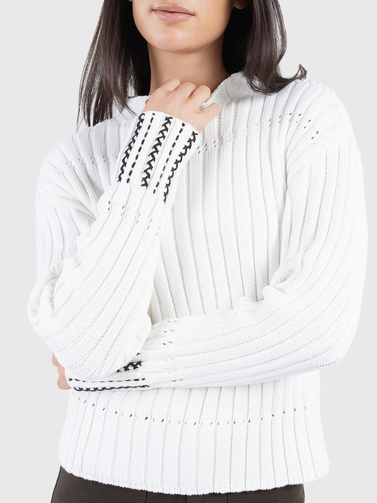 Cotton crafty sweater