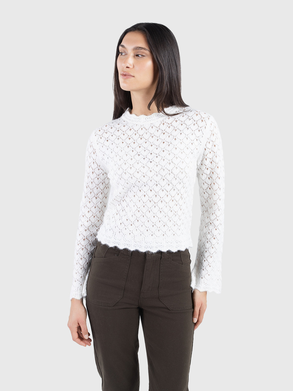 Multicolor v-neck sweater