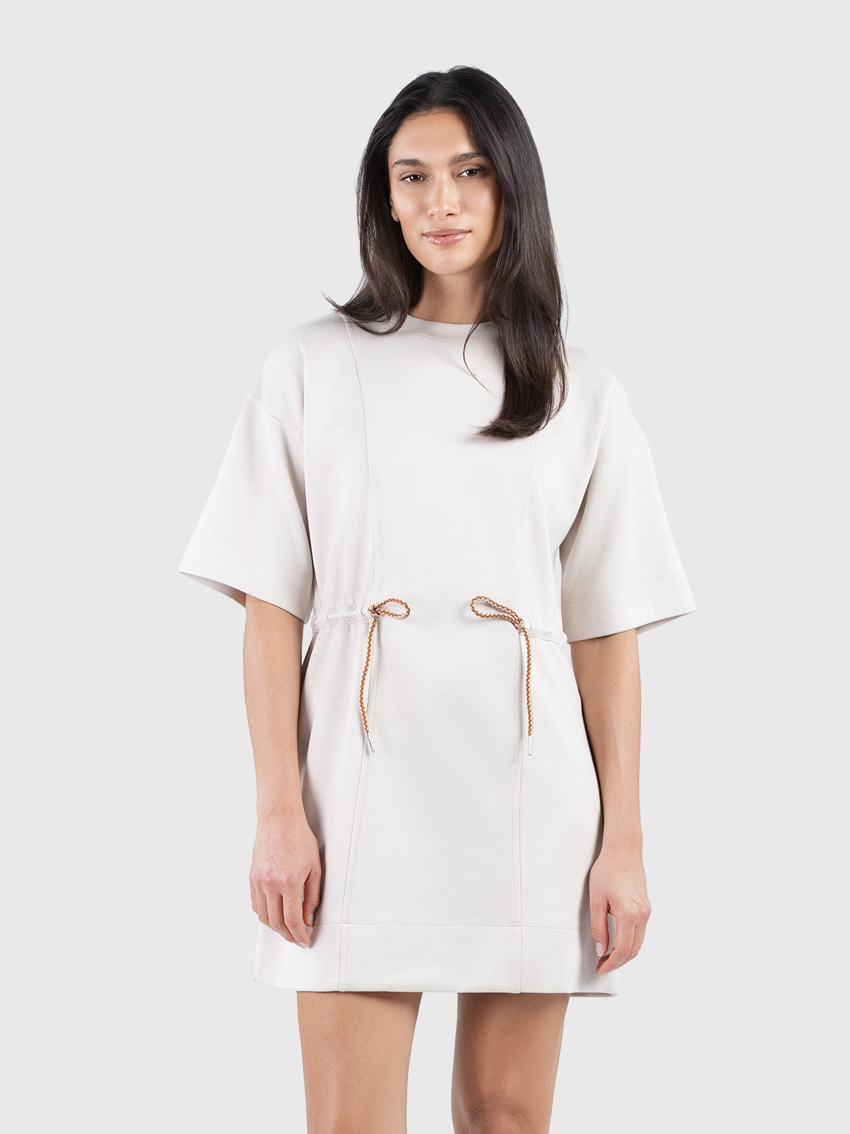 Short comfy double knit dress