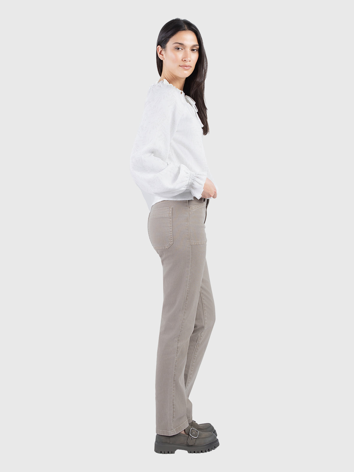 Narrow washed pant
