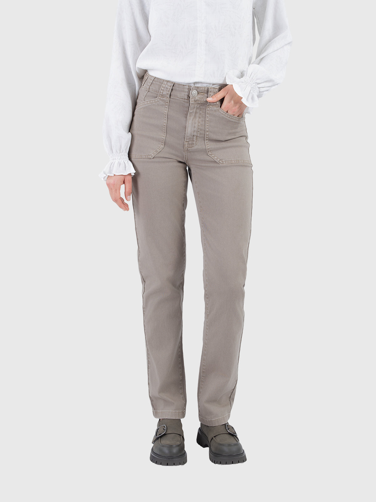 Narrow washed pant