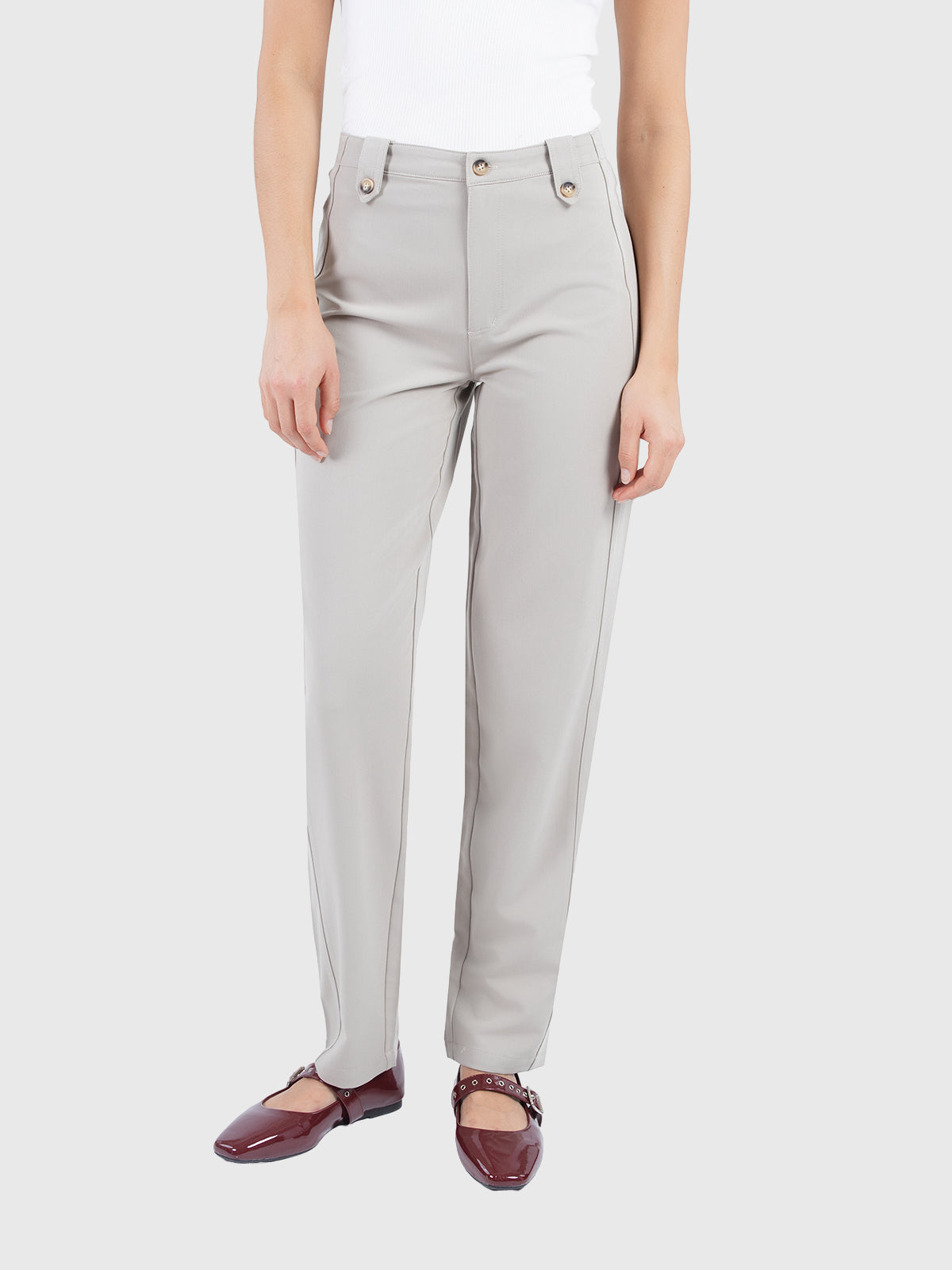 Structured stitch insert pant
