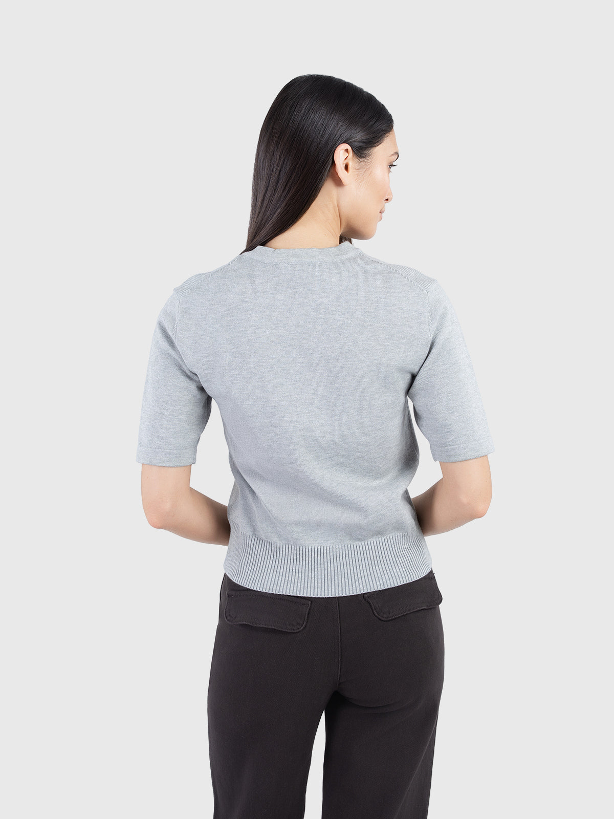 Pull basique à col rond