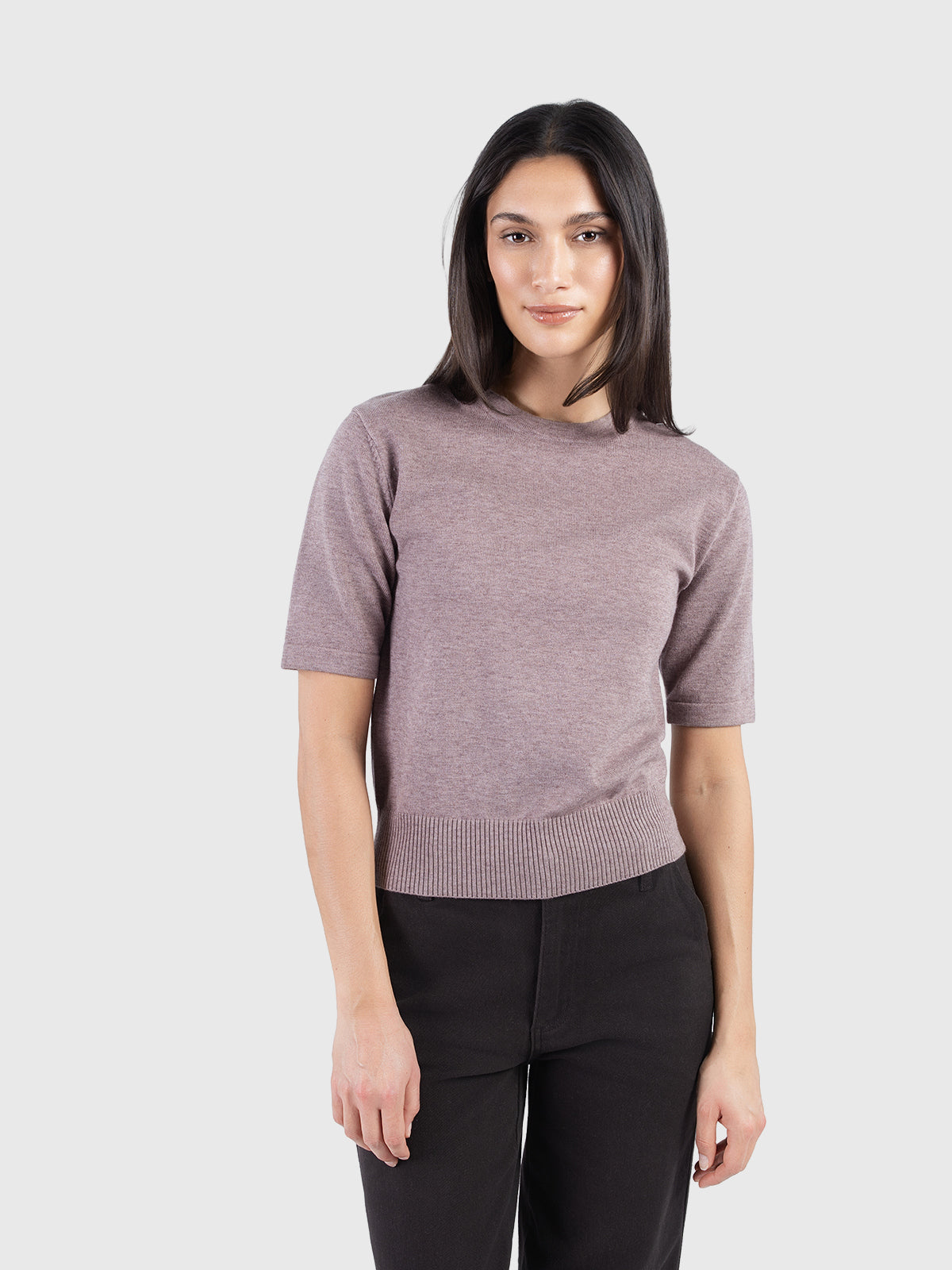 Pull basique à col rond