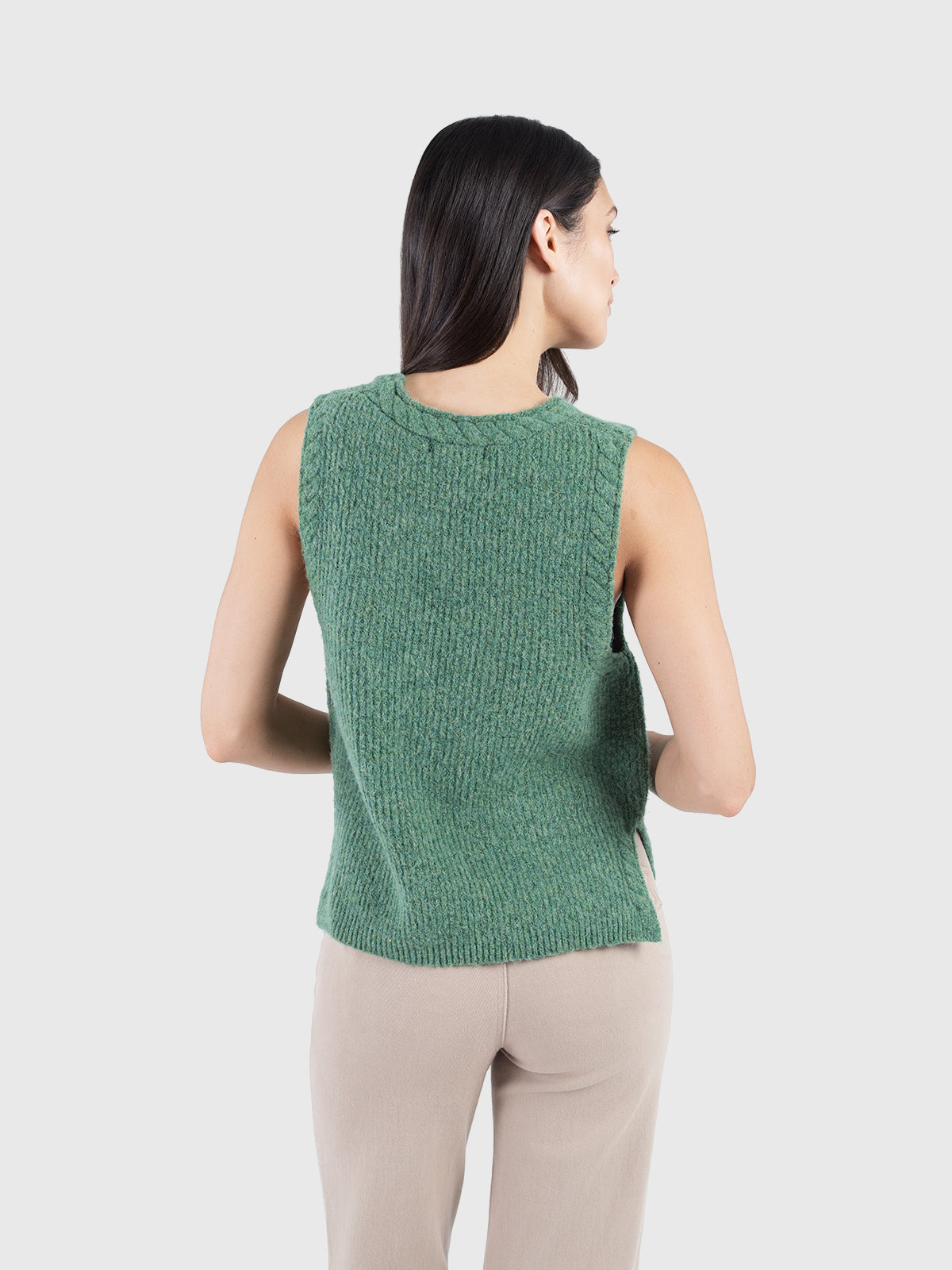 Braid trim vest