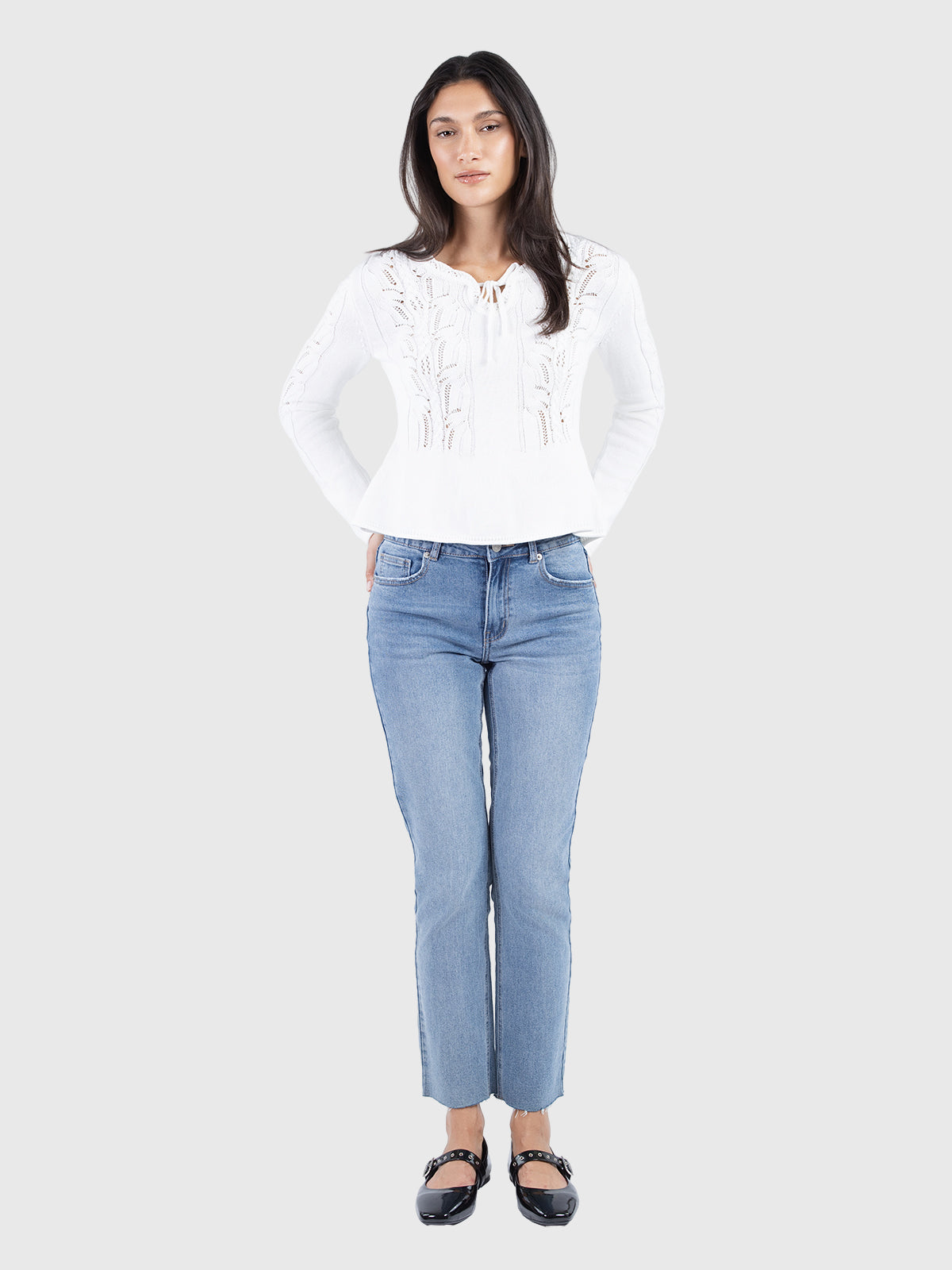 Romantic flounce top