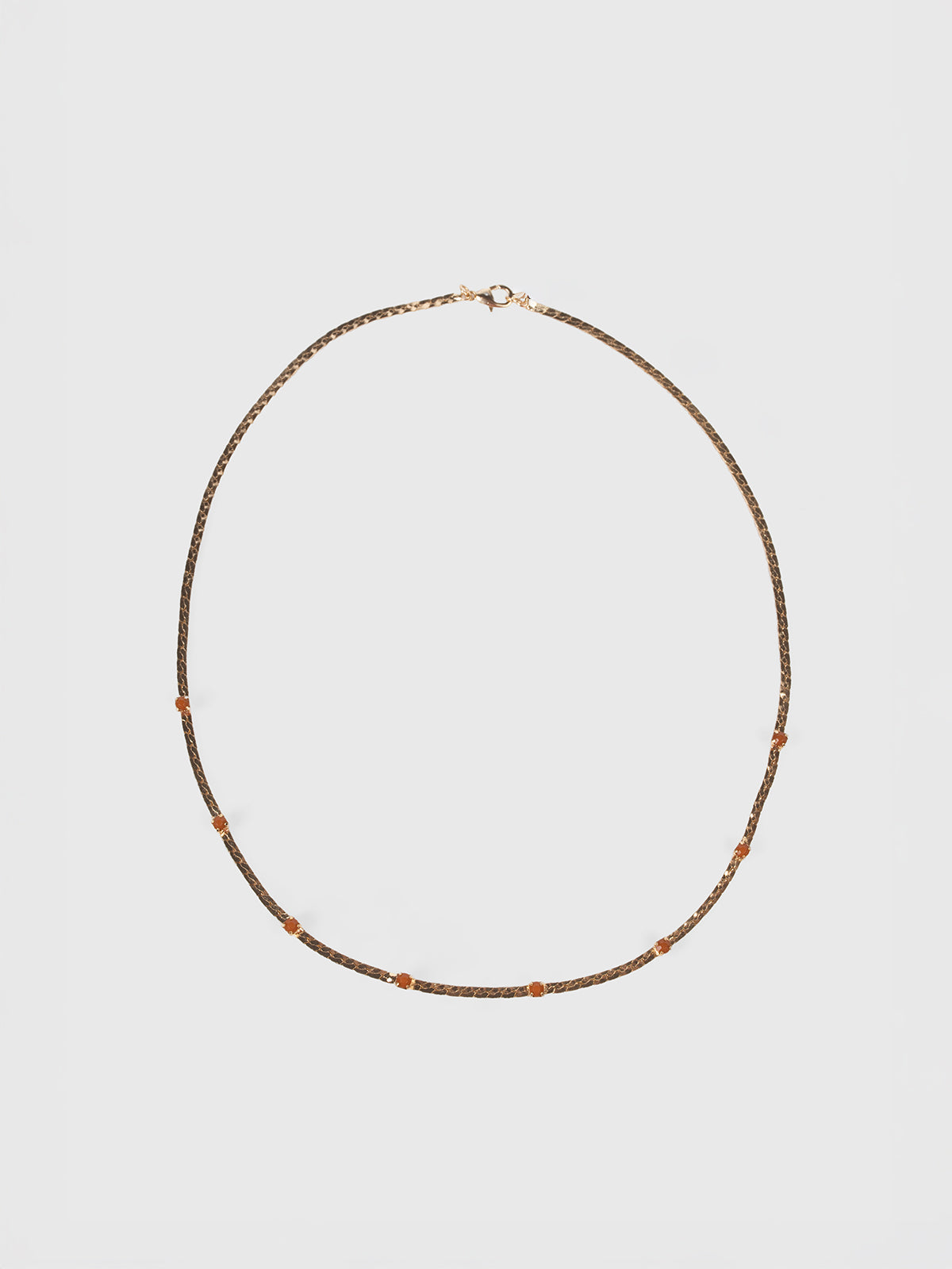 Collier serpent orné de pierres