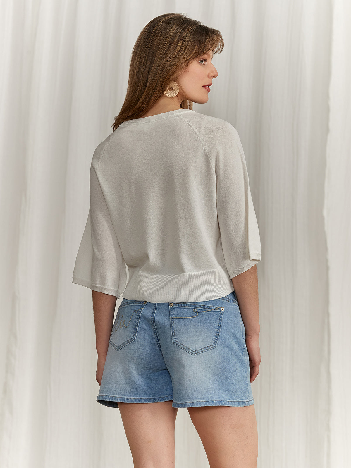 Clasic dolman-sleeve sweater
