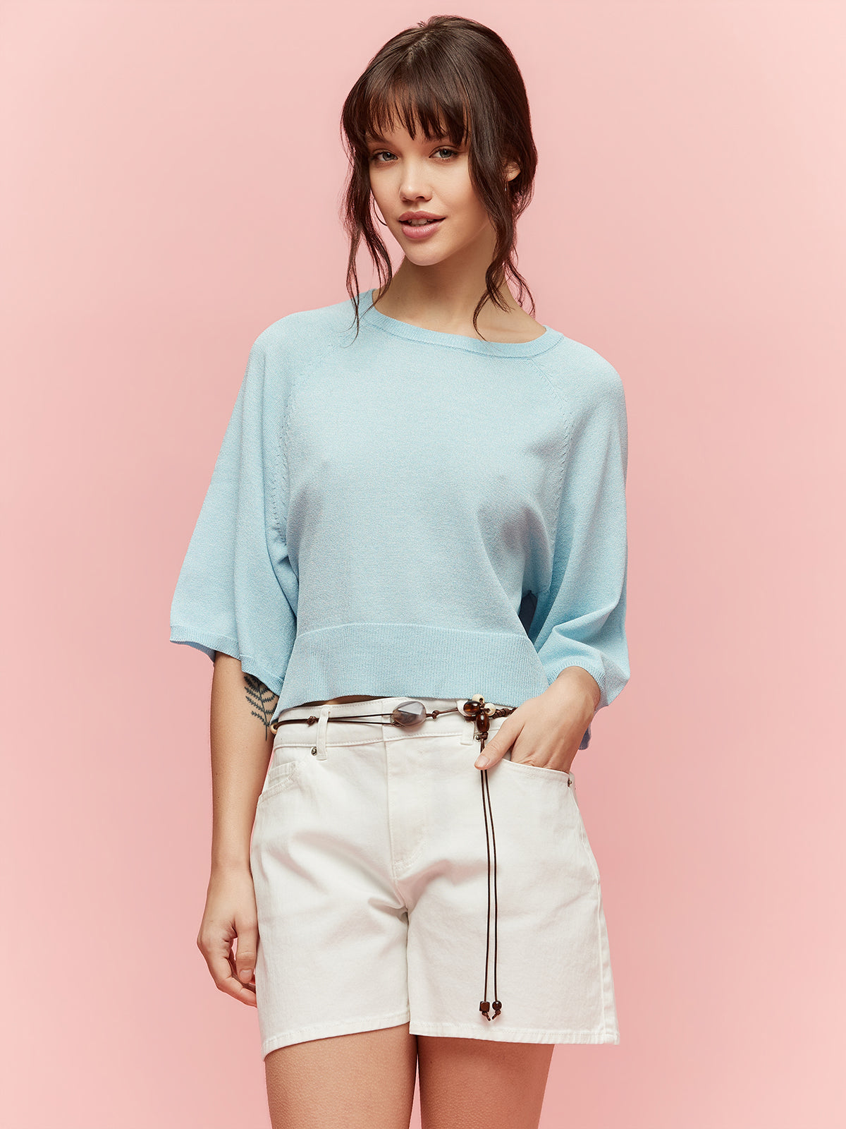Clasic dolman-sleeve sweater