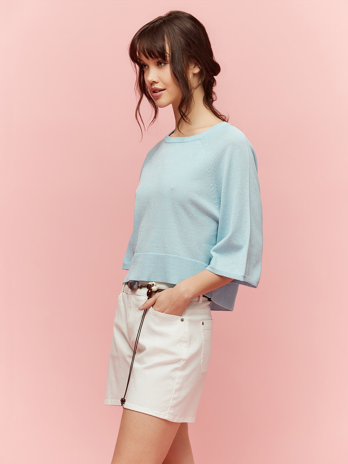 Clasic dolman-sleeve sweater