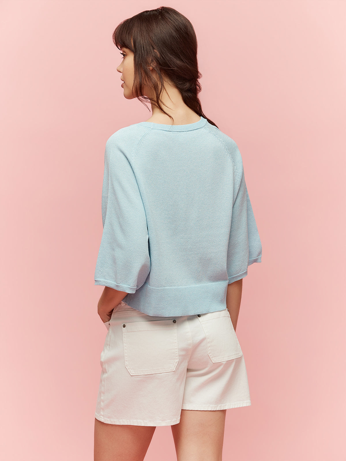 Clasic dolman-sleeve sweater
