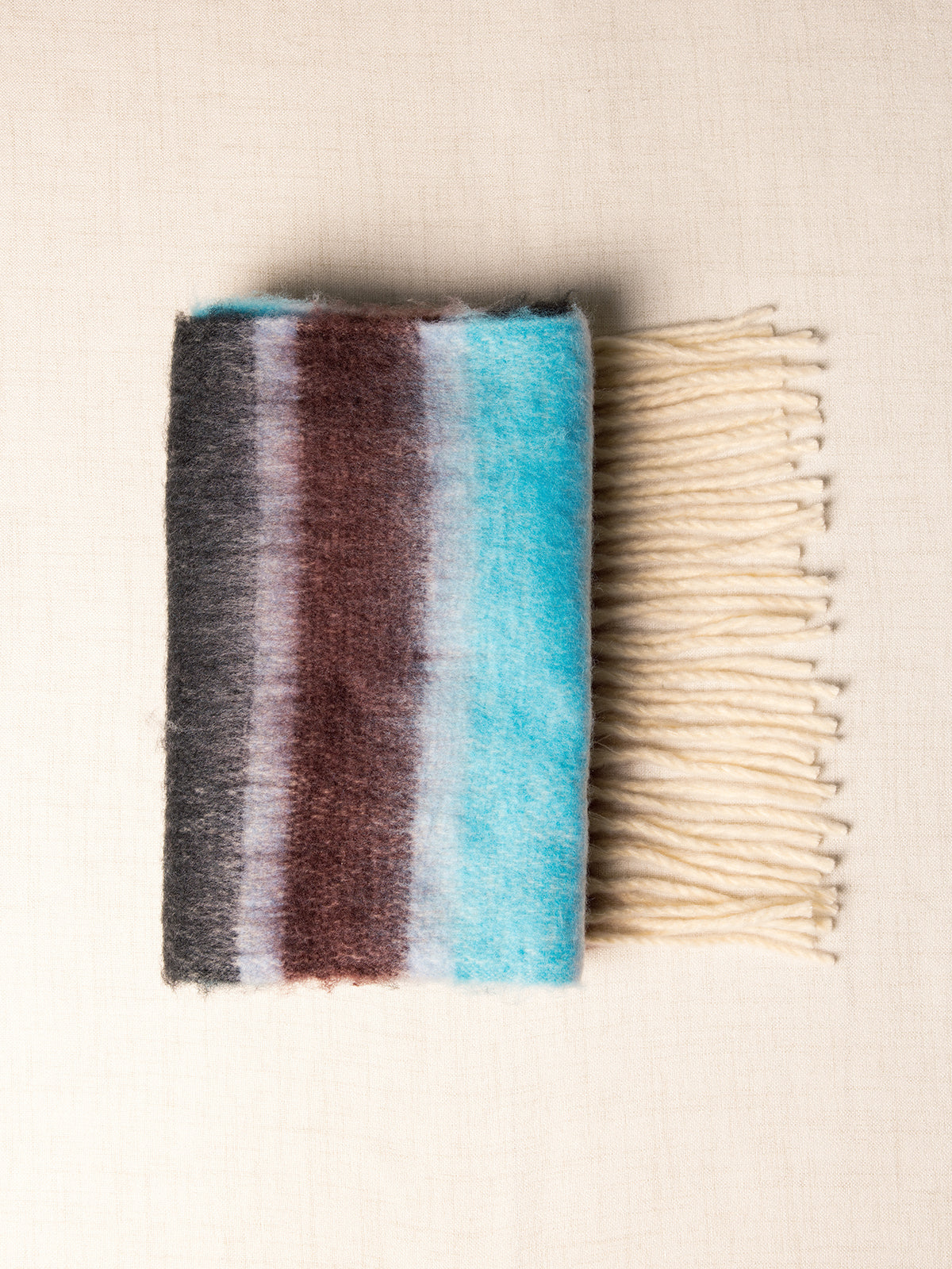 Foulard d'hiver rayé