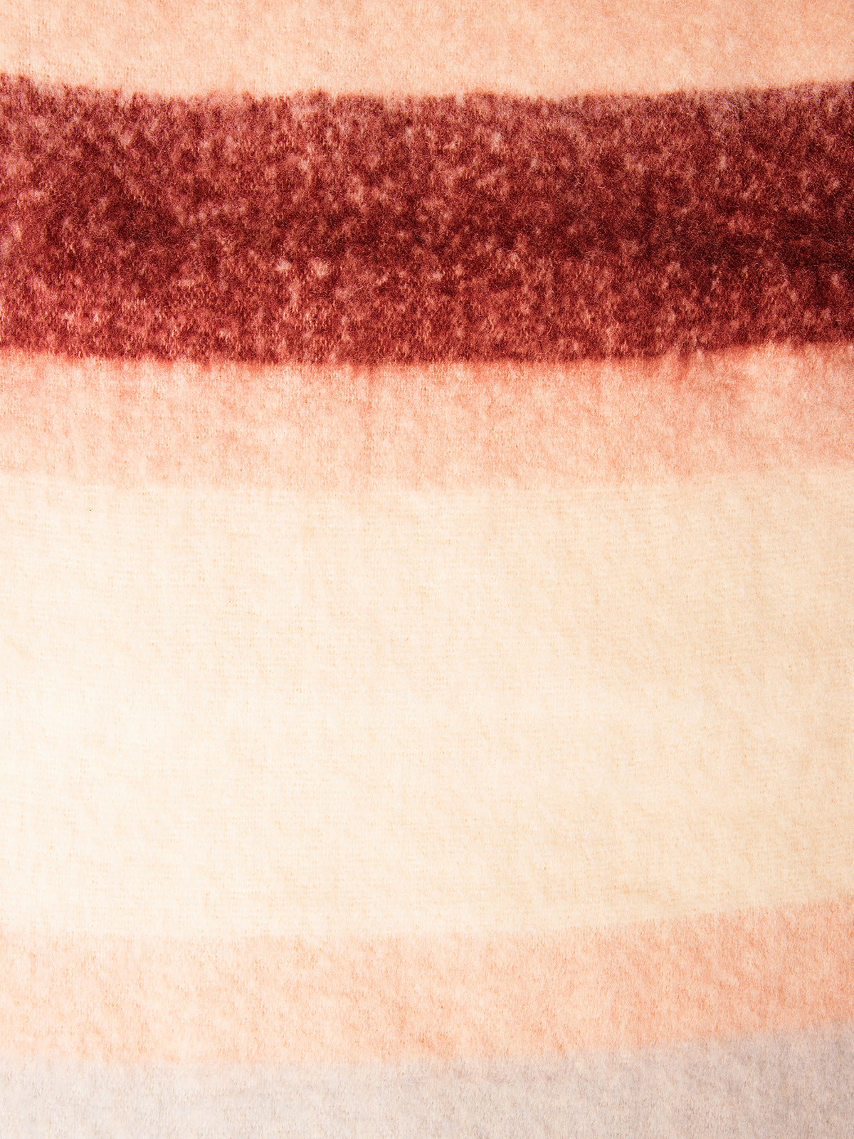 Striped winter scarf
