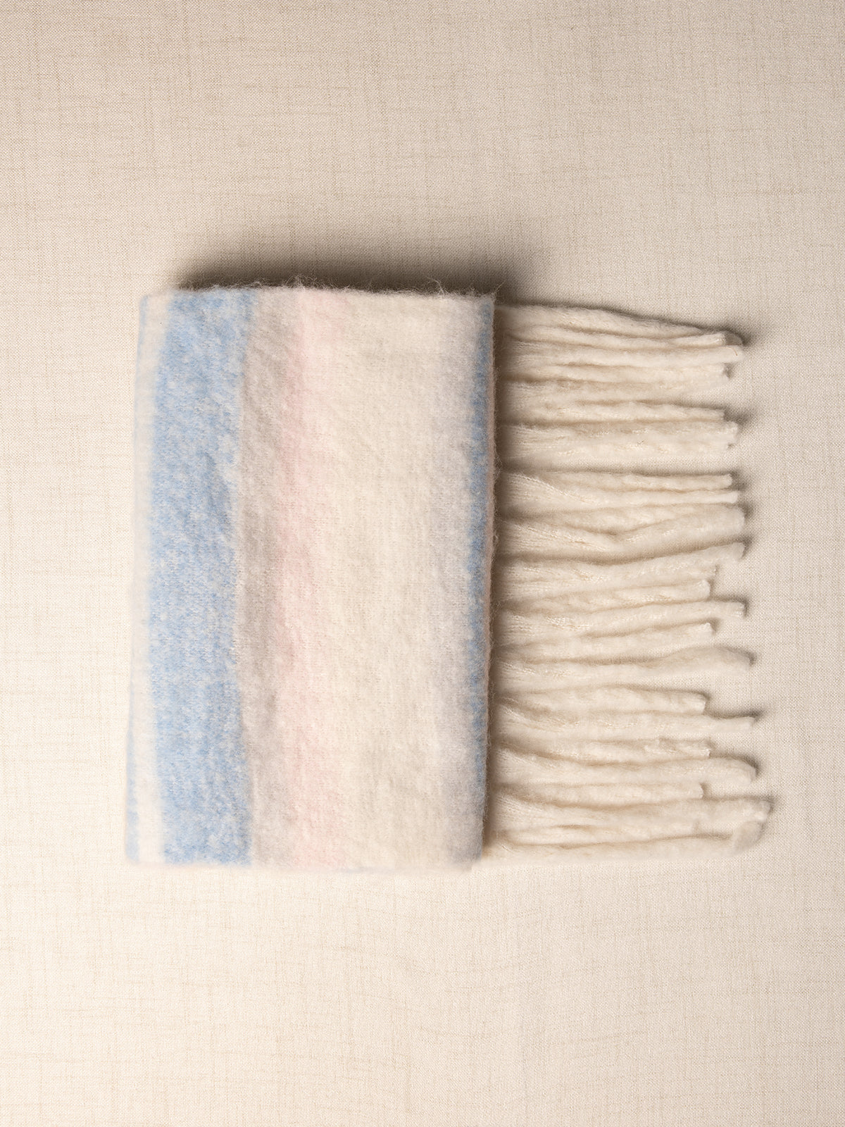 Foulard d'hiver rayé