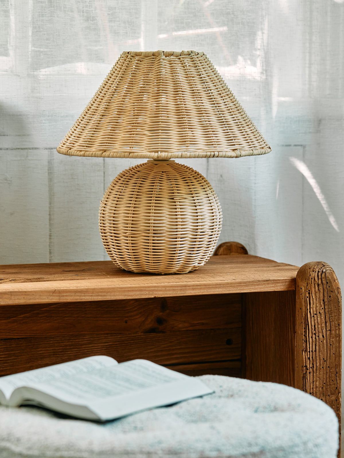Rattan Table Lamp