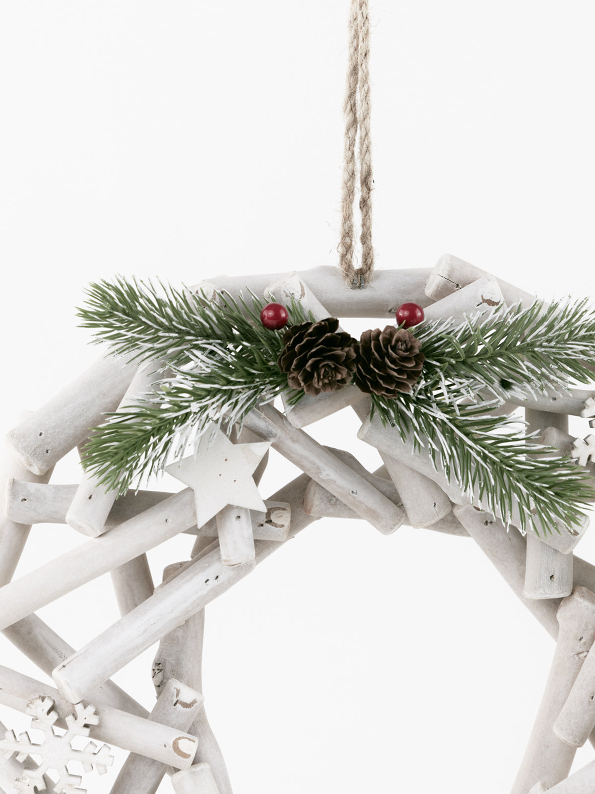 Couronne en bois blanc