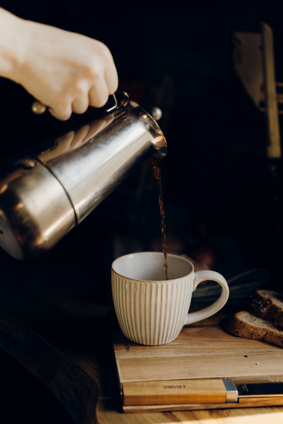 Two-tone Grooves Mug