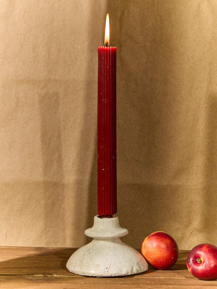 Ceramic candle holder - Cracked