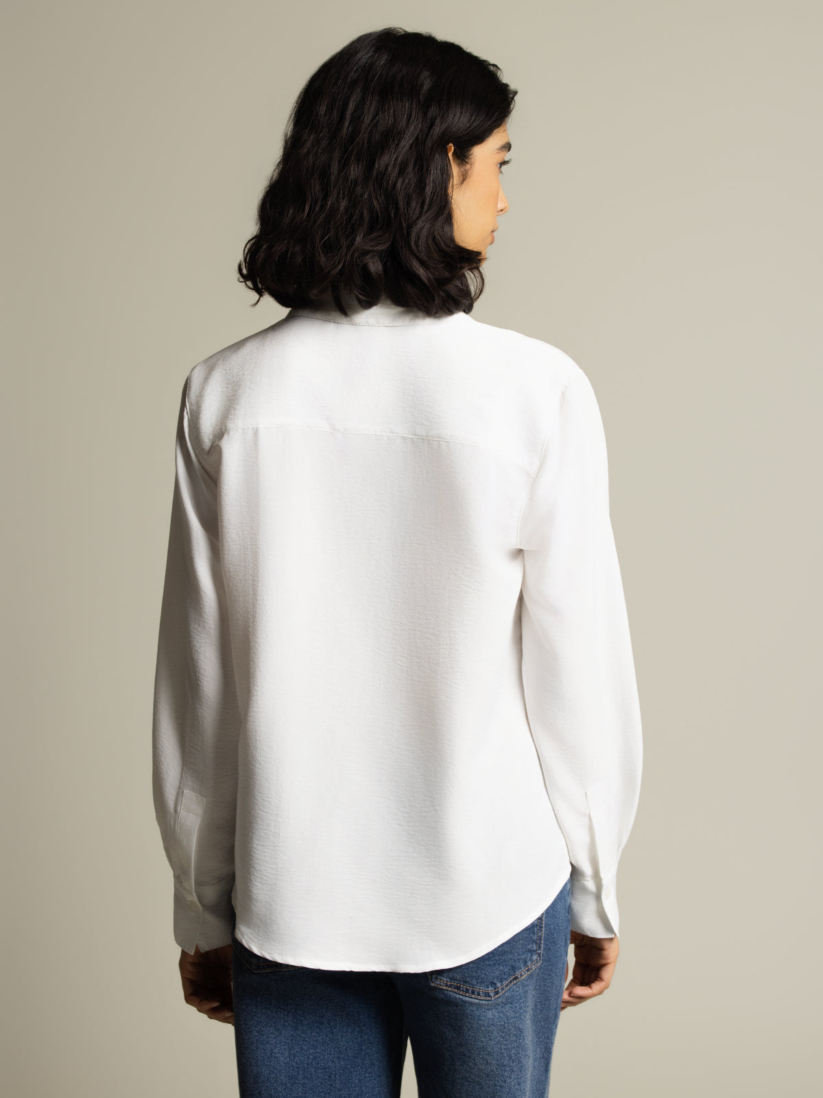 Chemisier essentiel manches longues