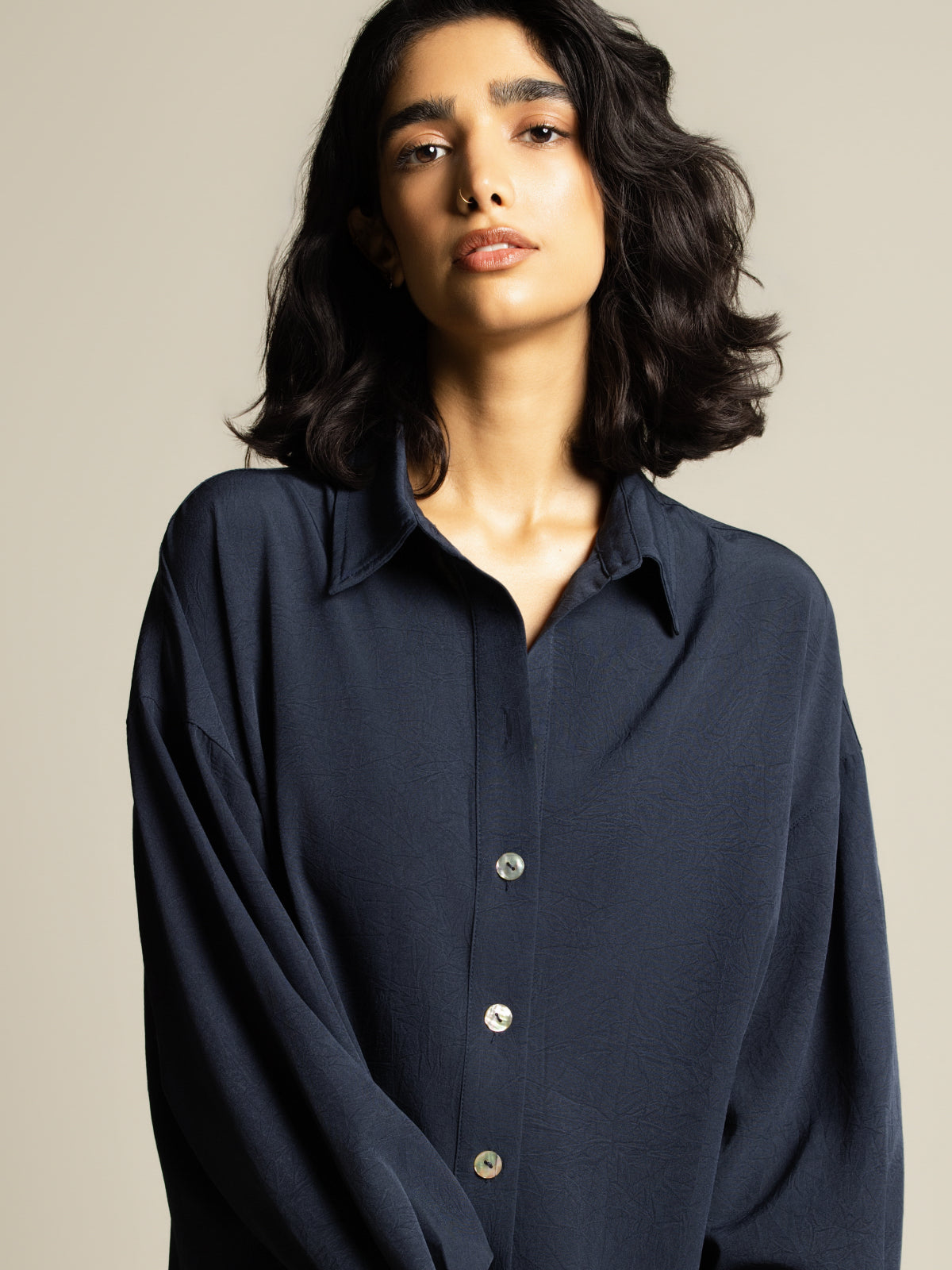 Blouse décontractée manches longues