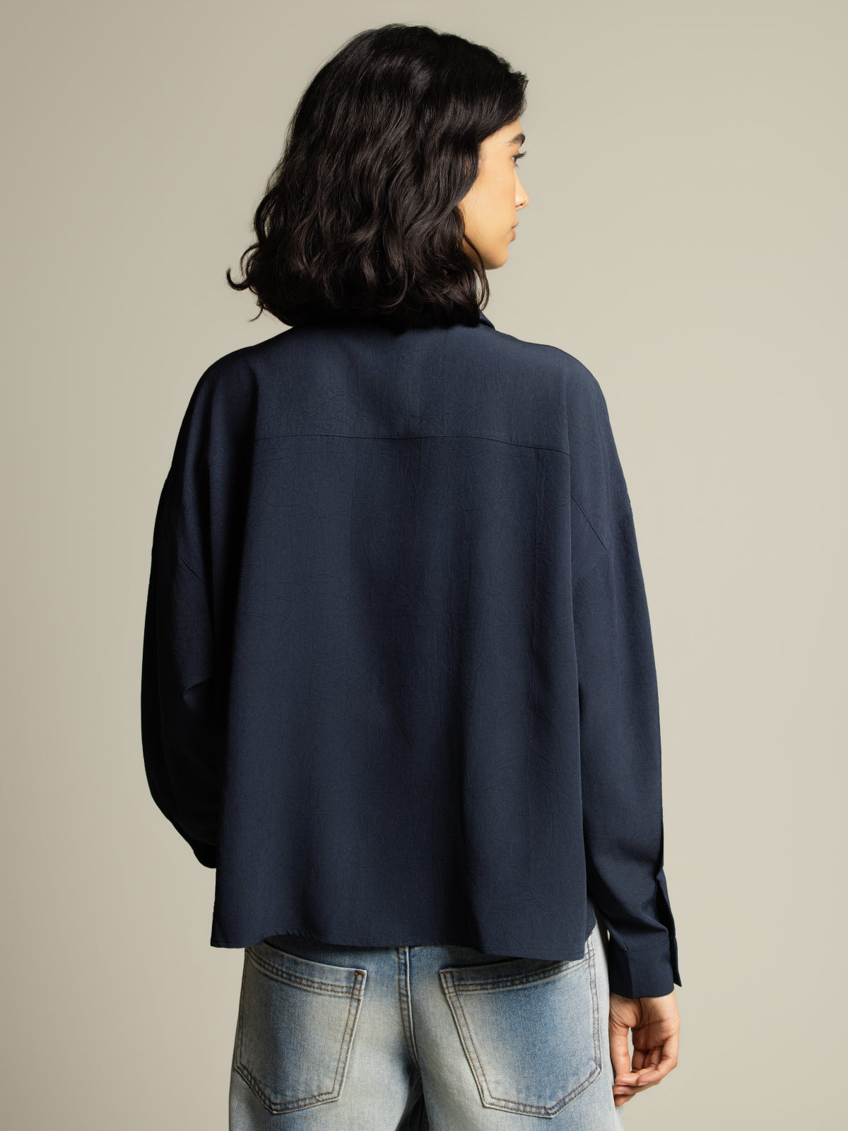 Blouse décontractée manches longues