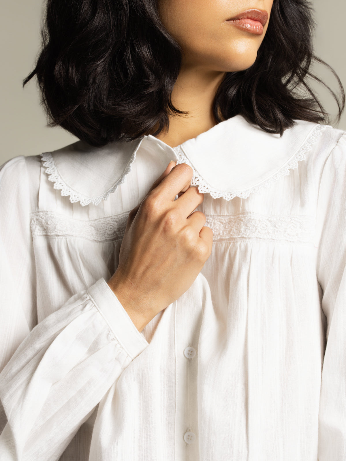 Blouse col Claudine