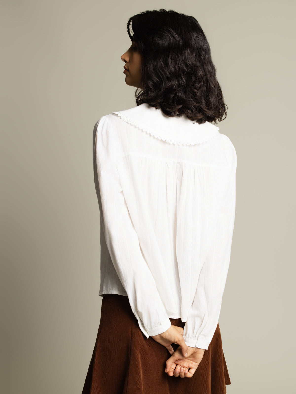 Blouse col Claudine