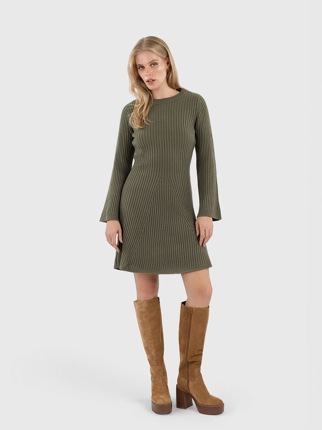 Sweater A-line dress