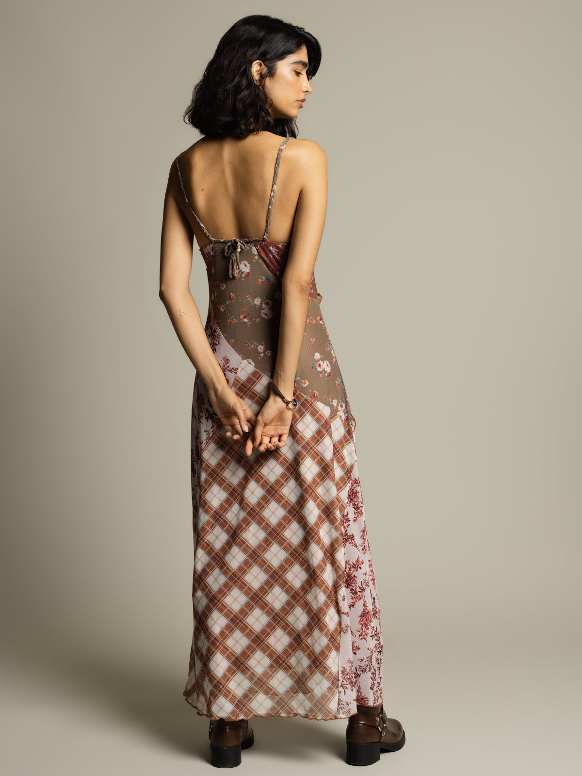 Robe mesh imprimée