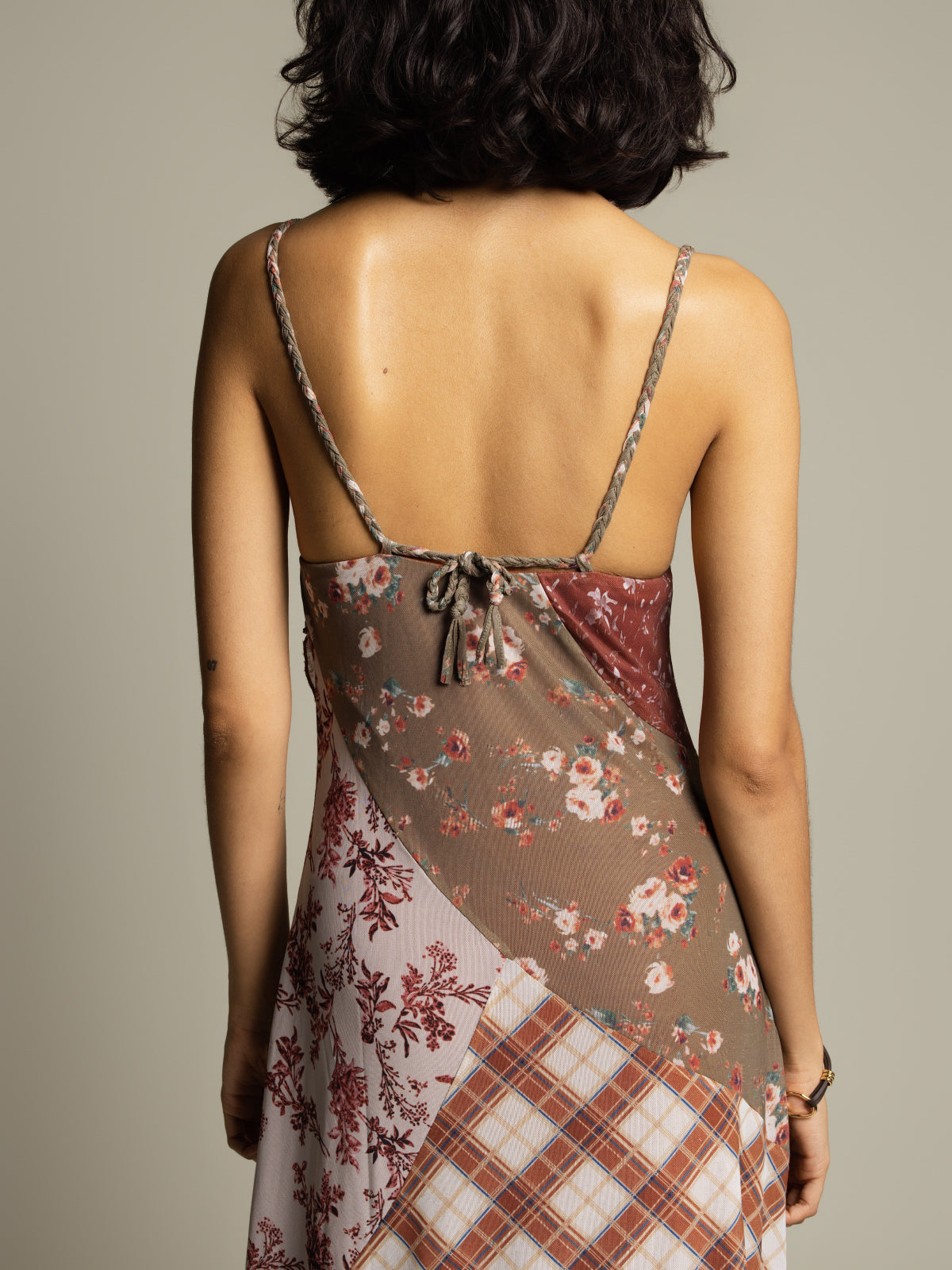 Robe mesh imprimée