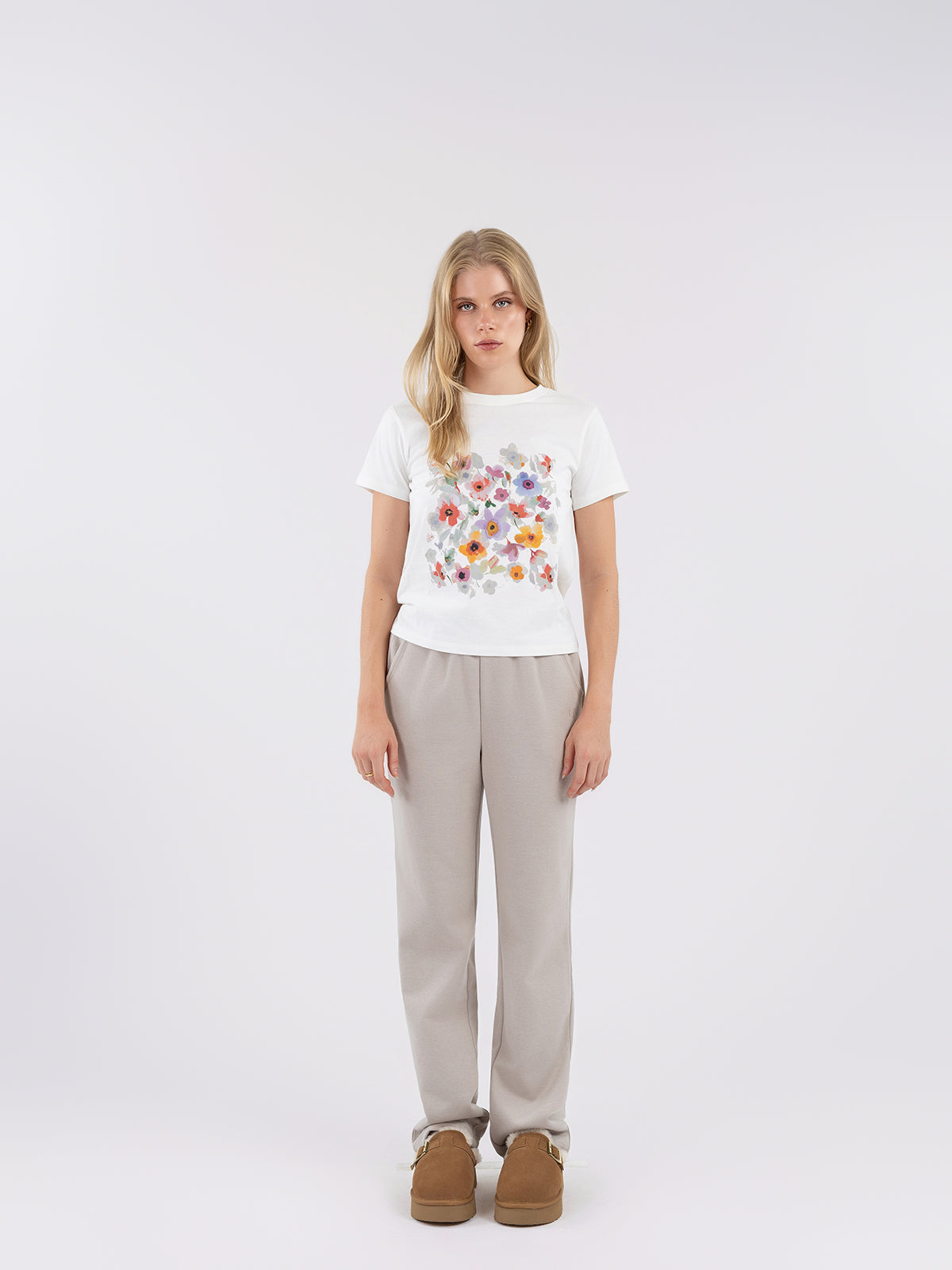 Floral print T-shirt