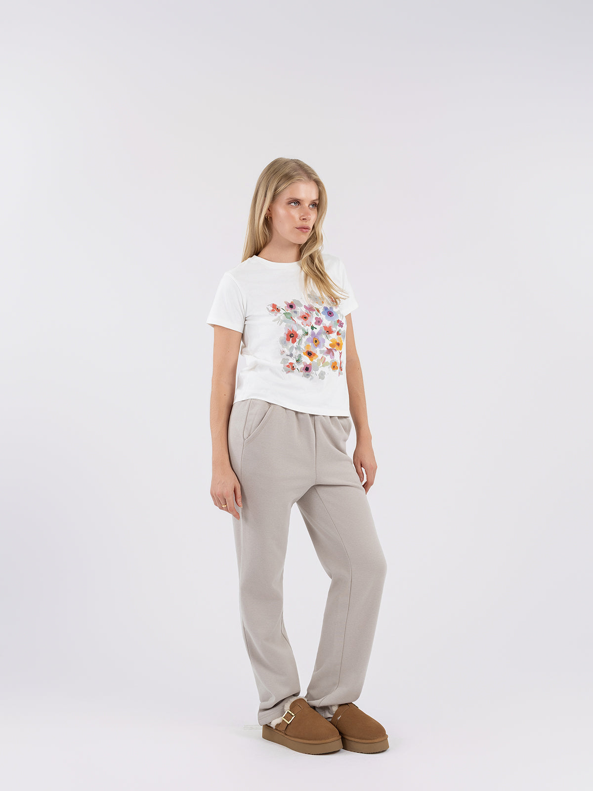 Floral print T-shirt